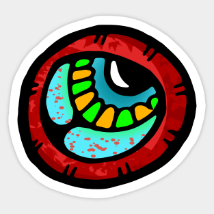 Eye Organism Doodle Sticker